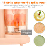INSMART Baby Food Maker Steamer and Blender,4-in-1 Multifunctional Baby Food Processor with Steam Cooking,Micro-stirring,Defrosting,Heating,Auto Shut-Off,Tritan Material,Pink