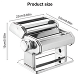 INSMART Manual Pasta Maker Machine – 9 Adjustable Thickness Settings,Stainless Steel Noodle Roller & Cutter,Easy-to-Clean,– Perfect for Homemade Pasta,Dumpling & Lasagna Sheets