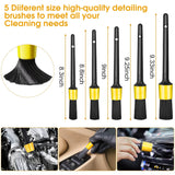 Pecham 20PCS Car Detailing Kit, Car Detailing Brush Set, Auto Detailing Drill Brush Set, Car Detailing Brushes, Car Wash Kit, Car Accessories, Car Cleaning Tools Kit for Interior, Exterior, Wheels