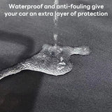 Pecham Waterproof Rear Bench Seat Cover, Heavy Duty Back Seat Covers for Cars Trucks SUV, Full Size Seat Cover for Kids, Pets & Vehicle Protection - Gray