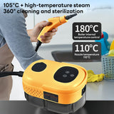 INSMART 2500W Steam Cleaner,15s Fast Heating,Handheld Steam Cleaner for Home with 1L Water Tank,Portable Steam Cleaning Machine for Kitchen, Bathroom, Floor