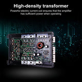 2000W Car Amplifier 4 Channel, Pecham Digital Car Amplifier Stereo Class A/B Amp Audio with 2/4 Ohm Stable, Adjustable Low/High Pass, Bass Boost