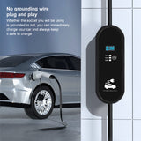 Pecham Level 2 EV Charger, 2.8Kw EVSE Charging Cable, Portable Electric Vehicle Charging with 32ft Cable, NEMA 6-20P Plug, Controller Wallbox, Carry Bag