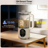 INSMART 10-in-1 Nut Milk Maker, 50oz Soy Milk Maker, Suitable for Making Homemade Oat Milk, Nut Milk, Juice, Smoothies, Cereal, Featuring Delayed Start, Keep Warm, and Boiling Water Functions