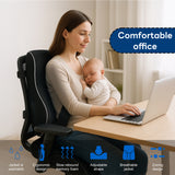 IBTORO Lumbar Support Pillow, Adjustable Memory Foam, Breathable Mesh Back Cushion for Office, Car & Home, Washable Cover, Pain Relief & Posture Support