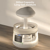 INSMART Raindrop White Noise Humidifier with Bluetooth Speaker,13.5oz Top Fill Cool Mist Essential Oil Diffuser, 3-Level Mood Night Light & Timer, for Bedroom, Nursery, Office