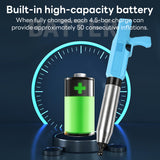 INSMART Electric High-Pressure Toilet Unclogger for Home,Air Drain Blaster with 4 Attachments,8BAR Pressure,45W Motor,Real-Time Pressure Gauge, Splash-Proof for Unclog Toilets,Sinks,Showers & Kitchen