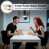 INSMART Manual Pasta Maker Machine – 9 Adjustable Thickness Settings,Stainless Steel Noodle Roller & Cutter,Easy-to-Clean,– Perfect for Homemade Pasta,Dumpling & Lasagna Sheets