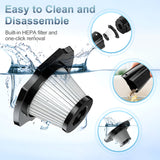 Pecham Cordless Car Vacuum, 8000Pa Portable Handheld Vacuum, 12V Mini Wet/Dry Hand Vacuum Cleaner for Home, Car and Pet Hair