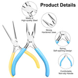 Pecham 8Pcs Jewelry Making Pliers, Mini Jewelry Making Tools Kit with Pouch for for Supplies, Wrapping, DIY Crafts, Beading