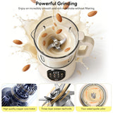 INSMART 10-in-1 Nut Milk Maker, 50oz Soy Milk Maker, Suitable for Making Homemade Oat Milk, Nut Milk, Juice, Smoothies, Cereal, Featuring Delayed Start, Keep Warm, and Boiling Water Functions