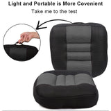 INSMART Car Booster Seat Cushion for Car,Office,Home Chair - Thickened Height Increasing Anti-Slip Mat/Seat Pad, Breathable Mesh Memory Foam Design,Black-Gray - Perfect for Adults and Teens