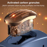 INSMART Portable Shoes Boots Dryer,Shoe Dryer with Timer & Odor Elimination,3-Speed Fast Drying Blower,360°Heating for Travel & Home,Blue