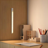 INSMART 4-Pack Cabinet Lights for Kitchen Wardrobe with 40 LED,Rechargeable - USB Motion Sensor Closet Lighting,Three-Speed Dimming,No Wiring,Low power Consumption Dimmable Magnetic Strip(7.9in)