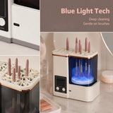 IBTORO Makeup Brush Cleaner Machine, Electric Spin Brush Washer with UV Light, Portable Automatic Cosmetic Brush Cleaning Tool