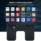 INSMART Bluetooth Page Turner Pedal, Rechargeable Wireless Foot Pedal, Hands-Free Music Score Controller for iPad, Tablet, Phone