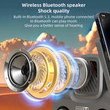 INSMART 3 in 1 Wireless Charging Station,with Digital Clock & Bluetooth Speaker for iPhone, iWatch, AirPods,Gray