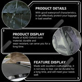 Pecham Car Rooftop Cargo Carrier Bag, 15 Cubic Feet 100% Waterproof Heavy Duty 420D Car Roof Bag for All