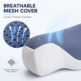 IBTORO Cervical Pillow Ergonomic Neck Support for Sleeping, Memory Foam Pillow with Washable Cover