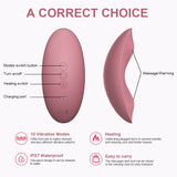 INSMART Lactation Massager, Breast Massager for Breastfeeding, 10 Vibration Modes & Rapid Heating, Deep Vibration Massage Improves Milk Flow for Breast Pump