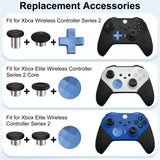 Pecham 17-in-1 Thumbsticks Paddles Accessories Fit for Xbox One Elite Series 2/Elite Series 2 Core Controller