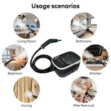 INSMART 2500W High-Pressure Steam Cleaner for Home, 4 Bar Pressure, 6-Level Adjustment, 42oz Water Tank, 15 Cleaning Accessories, Suitable for Automotive, Bathroom, Glass, and Sofa Cleaning