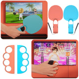 Pecham 23 in 1 Switch Sports Accessories Bundle, Family Accessories Kit Fit for Nintendo Switch/OLED Sports Games with Tennis Rackets, Golf Clubs, Table Tennis Rackets
