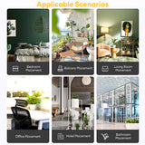 INSMART 3-Tier Over The Toilet Storage Rack for Home Use,Freestanding Bathroom Organizer Shelf with 0.63 In Thickened metal Steel Pipe,Space-Saving for Bathroom & Laundry,Holds 2X Weight Black