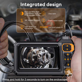 Pecham HD 1080P Endoscope Camera with Light, 4.3" LCD Screen Borescope Inspection Camera with IP67 Waterproof, 16.5ft Industrial Borescope for Automotive, Plumbing, Sewer