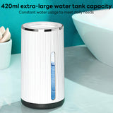 INSMART Automatic Soap Dispenser, 14.2oz/420ml Electric Touchless Foam Sensor Soap Dispenser, USB Rechargeable, Suitable for Bathroom and Kitchens, Wall-Mounted