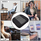 INSMART Car Booster Seat Cushion for Car,Office,Home Chair - Thickened Height Increasing Anti-Slip Mat/Seat Pad, Breathable Mesh Memory Foam Design,Black-Gray - Perfect for Adults and Teens