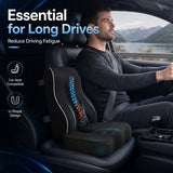 IBTORO Lumbar Support Pillow and Seat Cushion Set for Office Chair Car