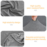 INSMART Waterproof Sofa Cover for Home Use,Non-Slip Couch Cover with Elastic for Kids Dogs Cats Pets,Dark Gray,3-Seater,72In - 92In