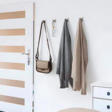 INSMART 7 PCS Bathroom Hardware Set,Silver Stainless Steel Bathroom Tower Rack Set Wall Mounted,Includ Towel Bar, Towel Ring Towel Hook and Toilet Paper Holder