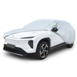 Pecham SUV Car Cover Waterproof with Side Door Zipper All Weather Upgraded UV Protective Vehicle Cover-213*79*73 inch