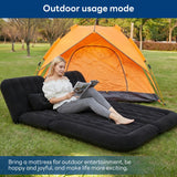 INSMART Car Mattress, Inflatable Travel Bed, Outdoor Camping Back Seat Air Mattress with Pump & 2 Pillows, Blow up Air Mat Bed for SUV, RV, Truck, Home