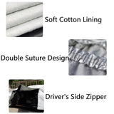 Pecham Car Cover Waterproof All Weather, 193''x79''x73'' Heavy Duty Car Covers for Automobiles, SUVs