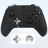 Pecham 17-in-1 Metal Replacement Parts Fit for Xbox One Elite Series 2 Controller, Thumbsticks Back Paddles Accessories for Xbox Elite Series 2/Series 2 Core Controller - Silver