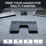 INSMART Wireless Page Turner Pedal, Bluetooth Hands-Free Foot Switch for iPad, Tablet, Phone, Music Score & Teleprompter