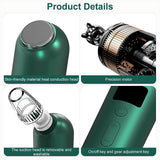 INSMART Blackhead Remover Pore Vacuum with 42℃ Thermal Therapy, Red/Blue Light & 6 Detachable Probes – USB Rechargeable Facial Suction Tool for Deep Cleansing, Comedone Extraction