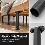 IBTORO Heavy Duty Bed Frame Support Legs 8PCS Adjustable 7.8-15.7" for Bed Sofa