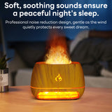 INSMART 200ml Essential Oil Diffuser, 7-Color Flame Aromatherapy Salt Stone Diffuser with Auto-Off Function and Bluetooth, Suitable for Bedroom, Office, Home and Gift