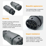 Pecham 16A/32A EV Charger Converter, EVSE Adapter Type1 J1772 to Type2 Electric Vehicle Charging Adapter Socket Plug