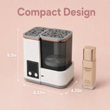 IBTORO Makeup Brush Cleaner Machine, Electric Spin Brush Washer with UV Light, Portable Automatic Cosmetic Brush Cleaning Tool