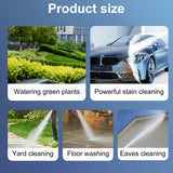 Pecham 48V Cordless Pressure Washer, 900PSI Portable Car Washer with 2 x Rechargeable Battery, High Power Handheld Washer with 7-in-1 Adjustable Nozzle for Car, Floor, Fence, Garden