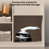 INSMART Steamer for Clothes,Portable Garment Steamer with 25s Fast Heat-Up,1100W Strong Penetrating Steam,120MLBig Capacity, for Home, Office & Travel Use,White