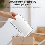 Pecham Car Visor Makeup Mirror, Rechargeable Makeup Mirror with 3 Light Modes, Touch Screen Dimmable for Truck SUV