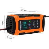Pecham 12V Car Battery Charger, Digital Battery Trickle Charger with LCD Display, Temperature Compensation for Car Truck Motorcycle Lawn Mower Marine