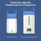 INSMART Cool & Warm Mist Humidifier for Bedroom,Top Fill 5L Smart Supersized Humidifier with Remote,Support App Connectivity,1-12h Timed,3-Speed Adjustment for Home Office Nursery
