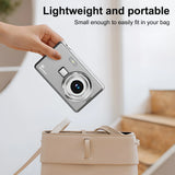 INSMART 4K Digital Camera, 96MP FHD 1080P Point and Shoot Cameras with 64GB TF Card, 2.4" Screen 16X Zoom, 4 Filter Modes, Portable Compact Vlogging Camera for Kids, Teens, Adults, Beginners, Selfies